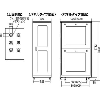 19インチサーバーラック ノーマルタイプ サンワサプライ