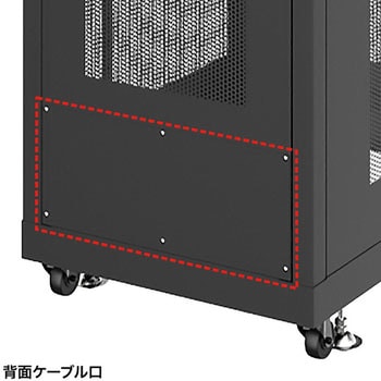 19インチサーバーラック メッシュタイプ サンワサプライ