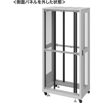 19インチサーバーラック メッシュタイプ サンワサプライ