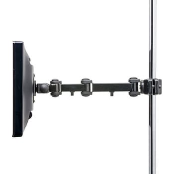 サンワサプライ 高耐荷重支柱取付けモニタアーム CR-LA358 サンワサプライ モニターアーム 支柱取付け 高耐荷重タイプ(20kg