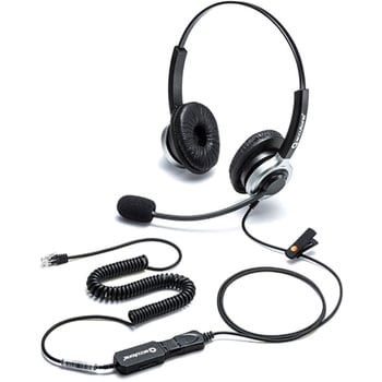 サンワサプライ 電話用ヘッドセット 両耳タイプ 1個 MM-HSRJ01-