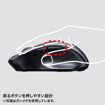 ワイヤレスブルーLEDマウス サンワサプライ