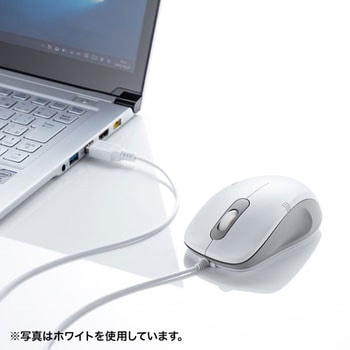 有線ブルーLEDマウス サンワサプライ