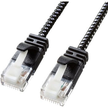 KB-T6AME-01BKW �ߐ܂�h�~�J�e�S��6A�׌a���b�V��LAN�P�[�u�� �T�����T�v���C �`���ш�500MHz 10Gbps ����(�Q��) �u���b�N&�z���C�g�F 1m 1�{ KB-T6AME-01BKW 33583629