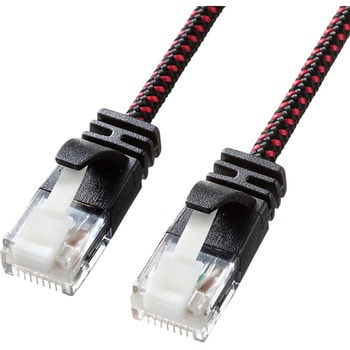 KB-T6AME-05BKR �ߐ܂�h�~�J�e�S��6A�׌a���b�V��LAN�P�[�u�� �T�����T�v���C �`���ш�500MHz 10Gbps ����(�Q��) �u���b�N&���b�h�F 5m 1�{ KB-T6AME-05BKR 33583674