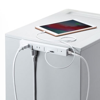 スリムタップUSB充電機能付き サンワサプライ