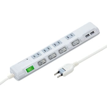 USB充電ポート付き節電タップ サンワサプライ