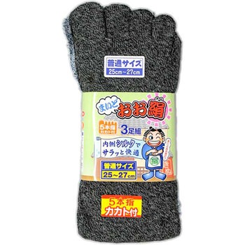 マイドオオ絹5本指 FUKUTOKU(福徳産業)