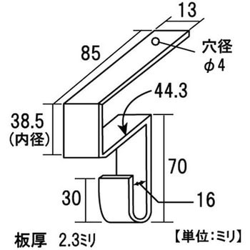 ツーバイのフック フジテック・ジャパン
