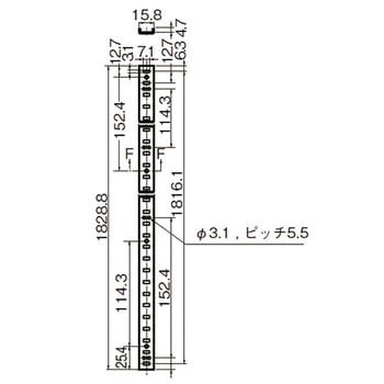 棚柱 255-72型 LAMP(スガツネ)