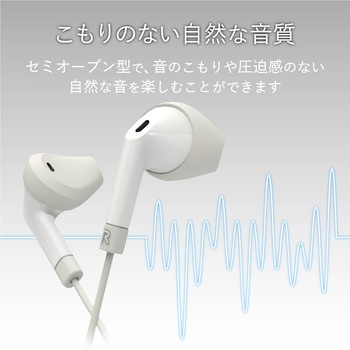 ステレオヘッドホン/セミオープン型/Φ3．5/13．6mmドライバ/FAST MUSIC/F10IA エレコム