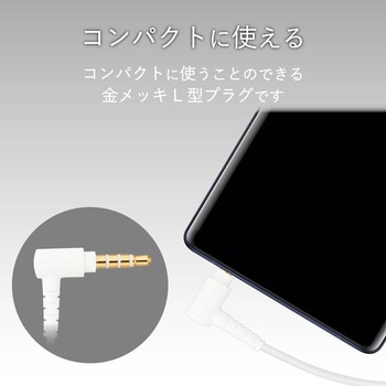 ステレオヘッドホン(マイク付)/セミオープン型/Φ3．5/13．6mmドライバ/FAST MUSIC/F10IM エレコム