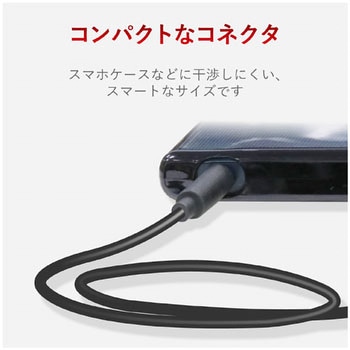 AUXケーブル/Φ3．5オスーΦ3．5オス/スリム エレコム