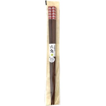 食洗箸 サイズ箸六角千鳥 アオバ