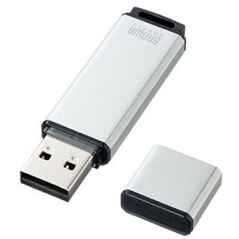 USB2.0 メモリ キャップ式 アルミボディ サンワサプライ USB-Aメモリ