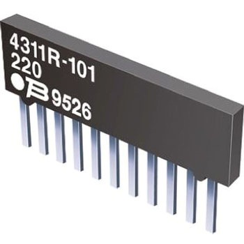 4610X-101-103LF BOURNS Résistance Réseau, 10K