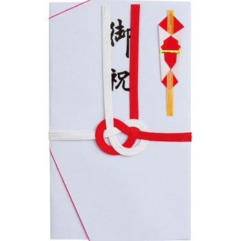 110-83 大阪折 赤白7本 御祝 1個(3枚) 今村紙工 【通販モノタロウ】