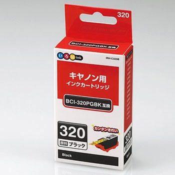 IRH-C320B いろはインク/CANON/BCI-320PGBK互換 1個 エレコム 【通販