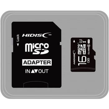 マイクロSDカード16G JP3 1個 HIDISC 【通販モノタロウ】