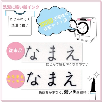 おなまえマッキー両用黒 ゼブラ