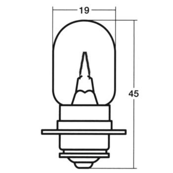 A3597H ���y�b�h��(��֎ԃw�b�h�����v�p) 6V STANLEY(�X�^�����[�d�C) �N���A�F �K���X���`��T19L 34568082