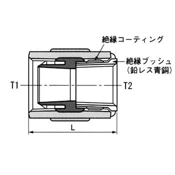 PQWK-ZCRS 径違い給水栓ソケット 管端防食管継手 1個 プロテリアル(旧