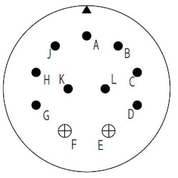 ウォールレセプタクル(ソリッドシェル) フジクラ(旧DDK/第一電子工業)