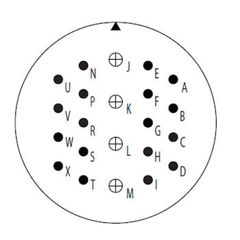 ウォールレセプタクル(ソリッドシェル) フジクラ(旧DDK/第一電子工業)
