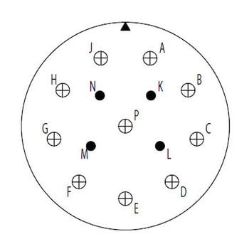ウォールレセプタクル(ソリッドシェル) フジクラ(旧DDK/第一電子工業)