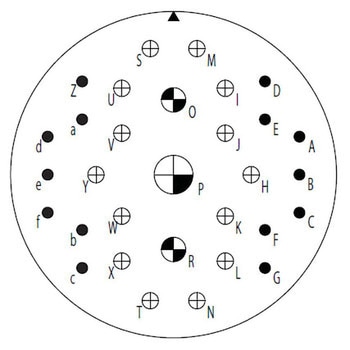 ウォールレセプタクル(ソリッドシェル) フジクラ(旧DDK/第一電子工業)