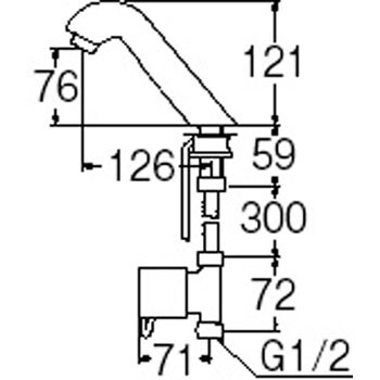 EY40-13】三栄 自動水栓 手洗用 立水栓 タッチ式 SANEI：住宅設備機器