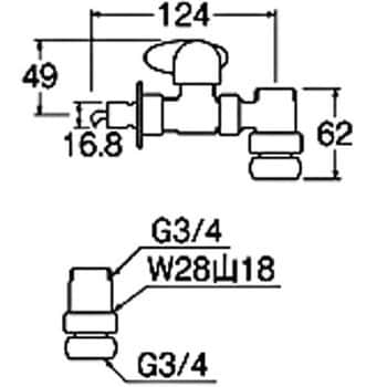 PB515S 分岐ソケット SANEI オートストッパー付 - 【通販モノタロウ】