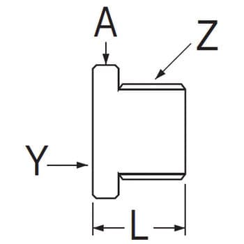 T750-20×13 砲金ブッシング SANEI 呼び径20×13A - 【通販モノタロウ】