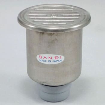 封水50ステンレスワントラップ SANEI 浴室用目皿 【通販モノタロウ】