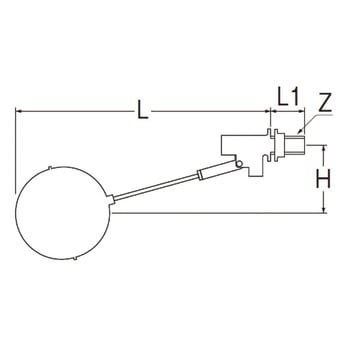 V41-25 ボールタップ 1個 SANEI 【通販サイトMonotaRO】