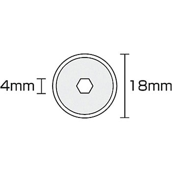 ホビーロータリー用替刃18mm(2枚入) オルファ