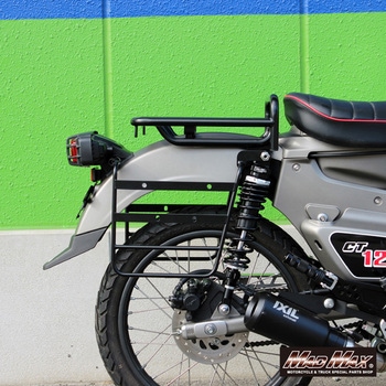 Mr Quick製 ホンダ CT125 ハンターカブ用 サイドバックステー ブラック MAD MAX(マッドマックス)