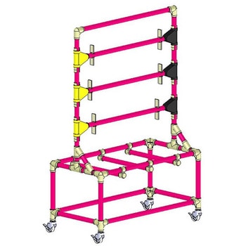 ロールシートカート 3ロール用 矢崎化工
