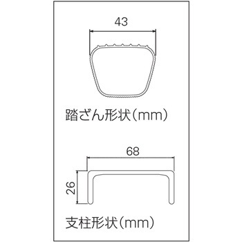 FRP1連はしご 長谷川工業