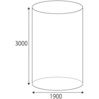 内袋1000L 厚み0．06mm フレコン用内袋 上下オープン 20枚セット グリーンクロス