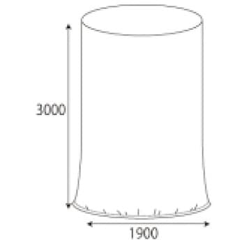 内袋1000L 厚み0．06mm フレコン用内袋 底シールあり 20枚セット グリーンクロス