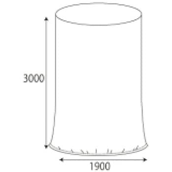 内袋1000L 厚み0．15mm フレコン用内袋 底シールあり 10枚セット グリーンクロス