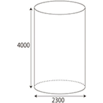 内袋1500L 厚み0．06mm フレコン用内袋 上下オープン 20枚セット グリーンクロス