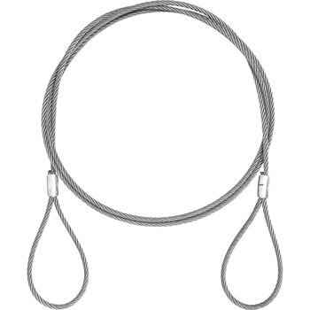 JIS玉掛ワイヤロープ ロック止(6×24)O/O モノタロウ