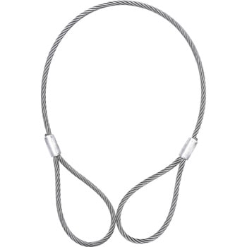 JIS玉掛ワイヤロープ ロック止(6×24)O/O モノタロウ