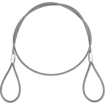 JIS玉掛ワイヤロープ ロック止(6×24)O/O モノタロウ