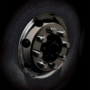 ブラックシャインデコキャップ フロント用 樹脂 33mm 10個入り 槌屋ヤック
