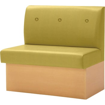 収納付き台輪ベンチ 木目 ビニールレザー オリバー