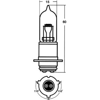みとー　様 RR98 モペッドハロゲン 12V 1個 レイブリック(スタンレー) 【通販