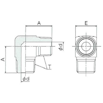 PL90アダプタ(PT90°エルボ) 清水製作所(継手)